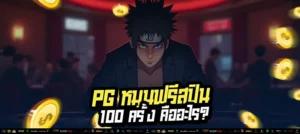 🎰 PG หมุนฟรีสปิน 100 ครั้ง เล่นสล็อตฟรี แตกจริง ไม่ต้องใช้ทุน!